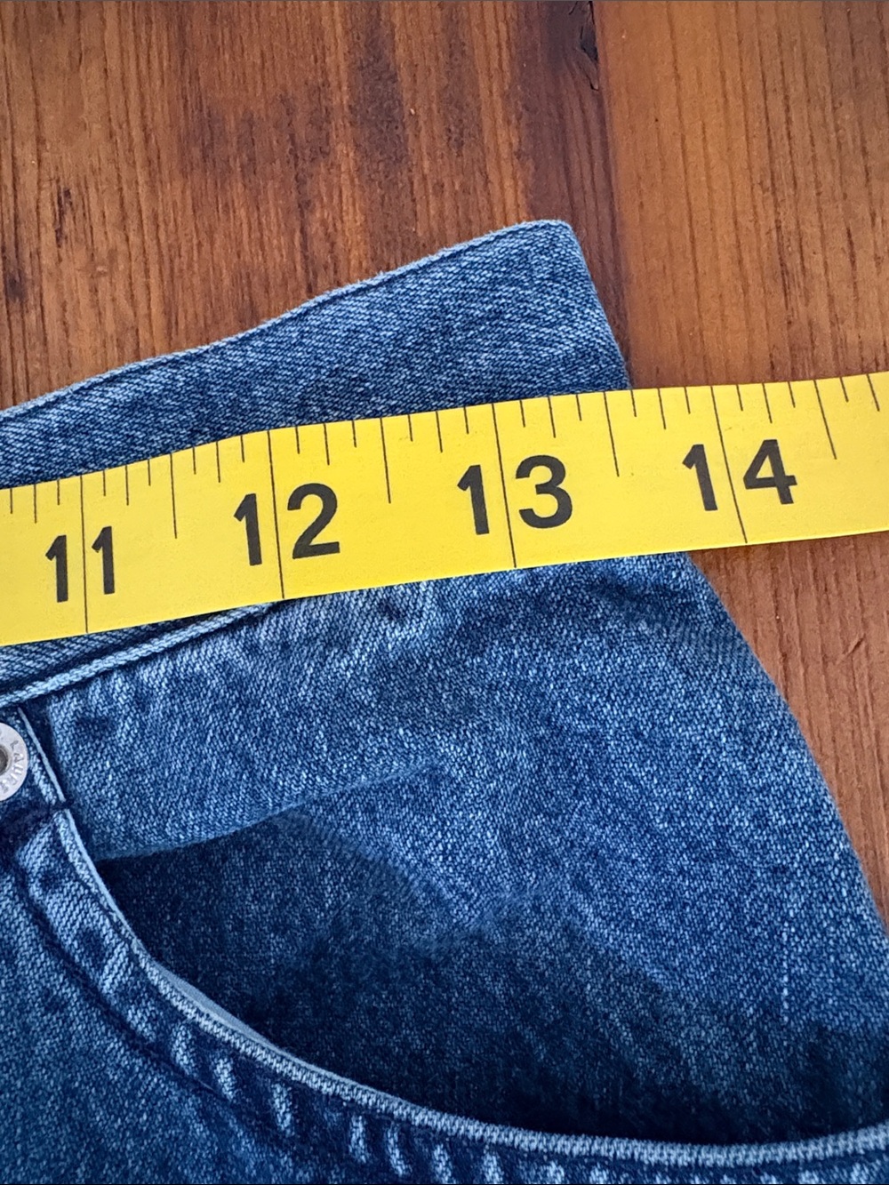 Vintage Lauren Jeans Co. Ralph Lauren Denim Maxi Skirt Size 4 - Picture 6 of 8